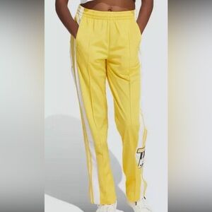 Adidas Originals Women's Bold Gold Adibreak Track Pants Break Away Pants SZ.M